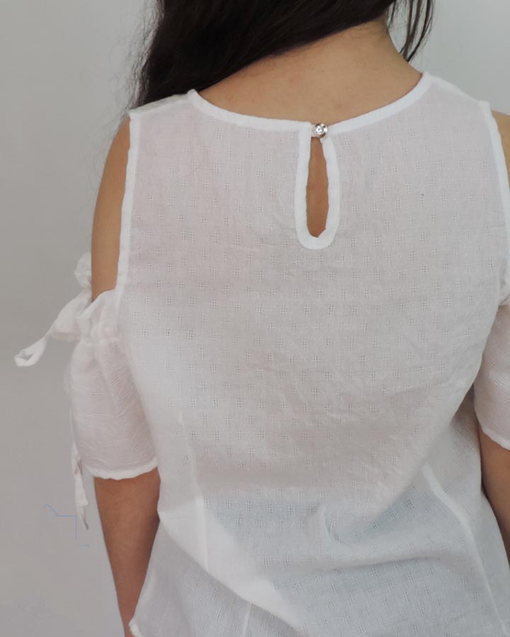 Fold Sleeve Blouse